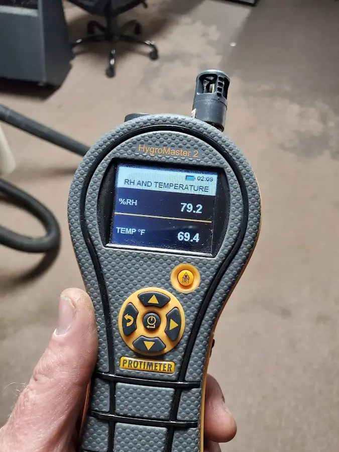 Moisture meter humidity assessment for Fire & Smoke Damage Restoration in Parma Heights