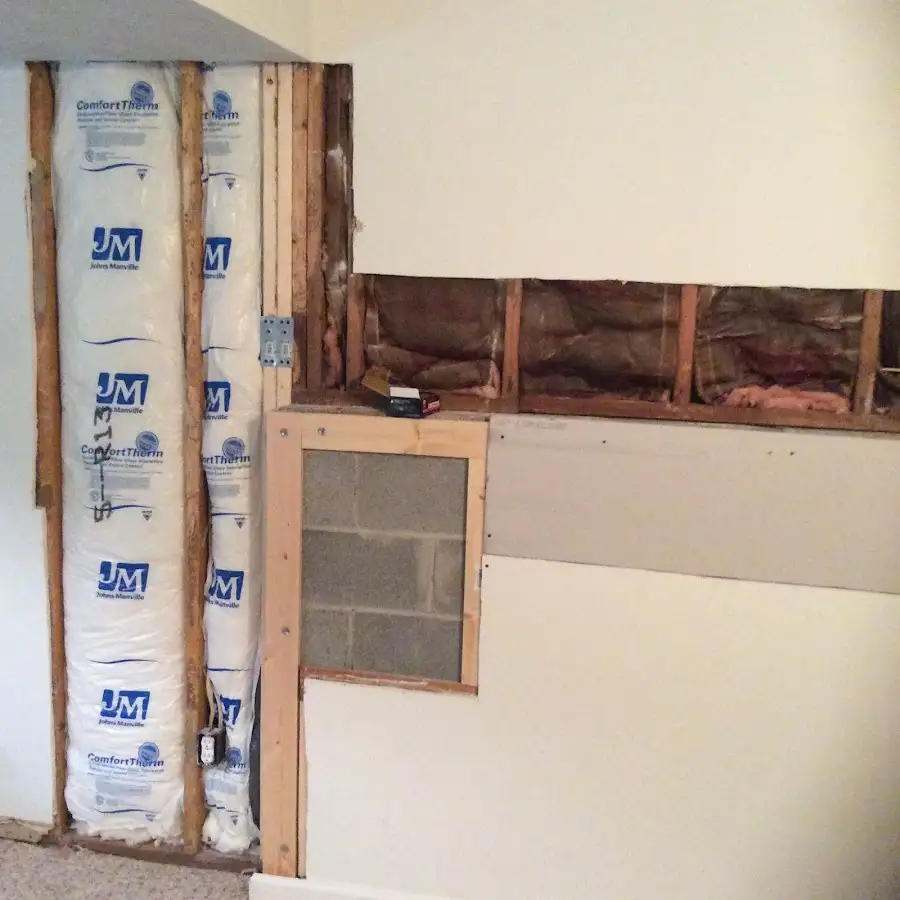 Wall insulation replacement during Contents Cleaning & Restoration in Parma Heights